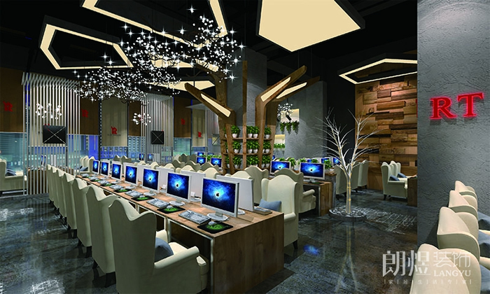 成都瑞騰網咖裝修效果圖