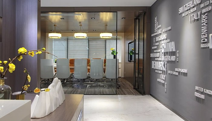 高端寫字樓辦公室會(huì)議室設(shè)計(jì)效果圖