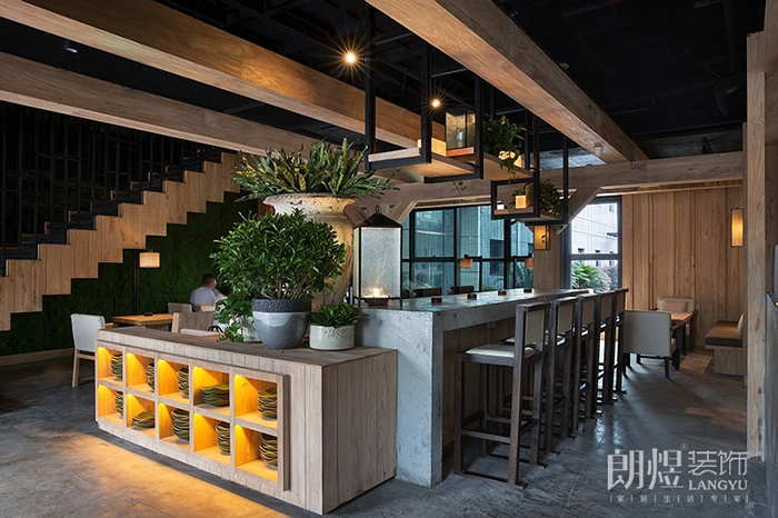 萬科魅力之城餐飲店鋪裝修效果圖