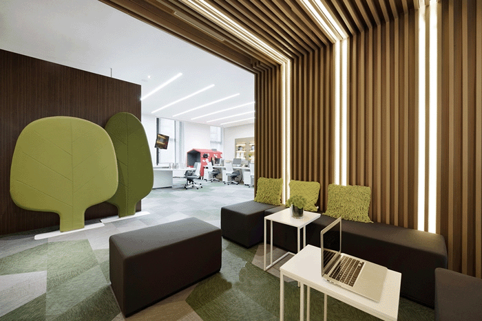 地產辦公室商務區效果圖