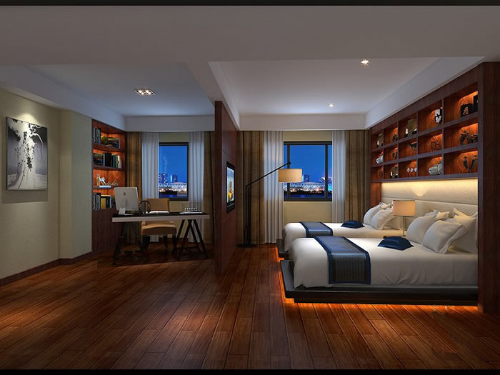 成都精品酒店客房設(shè)計效果圖