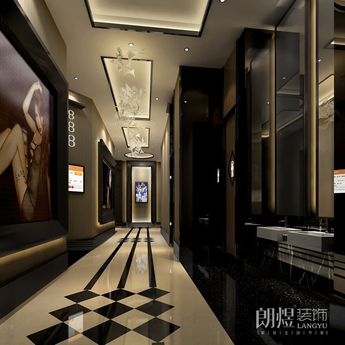 KTV走廊裝飾效果圖