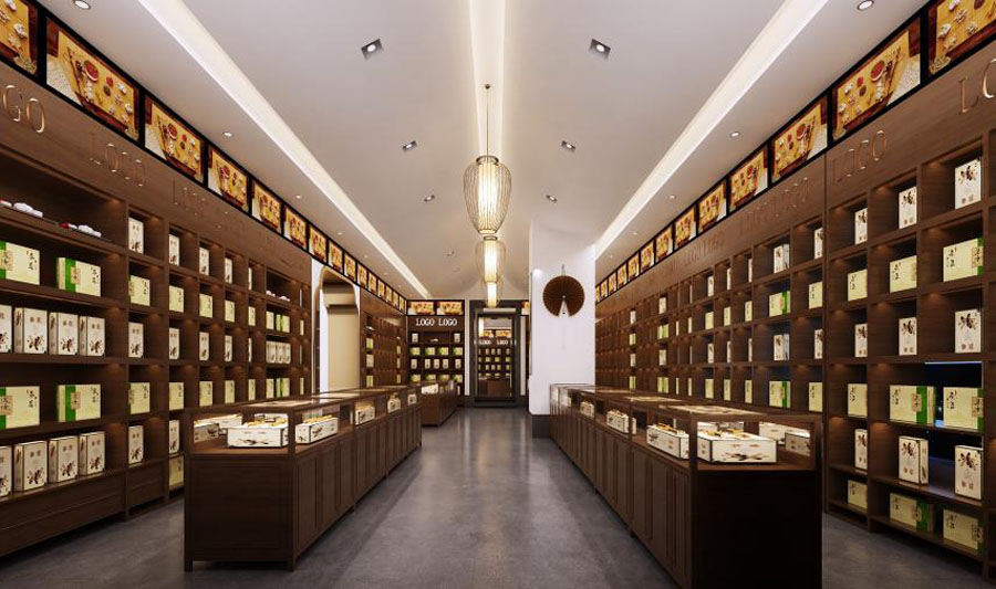 簡約大氣中醫(yī)館裝修設(shè)計效果圖