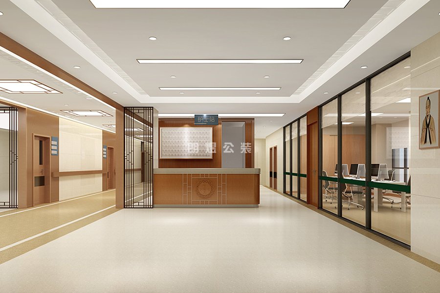 社區醫院導醫臺設計效果圖