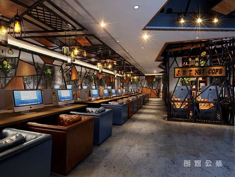 網(wǎng)咖裝修設(shè)計效果圖