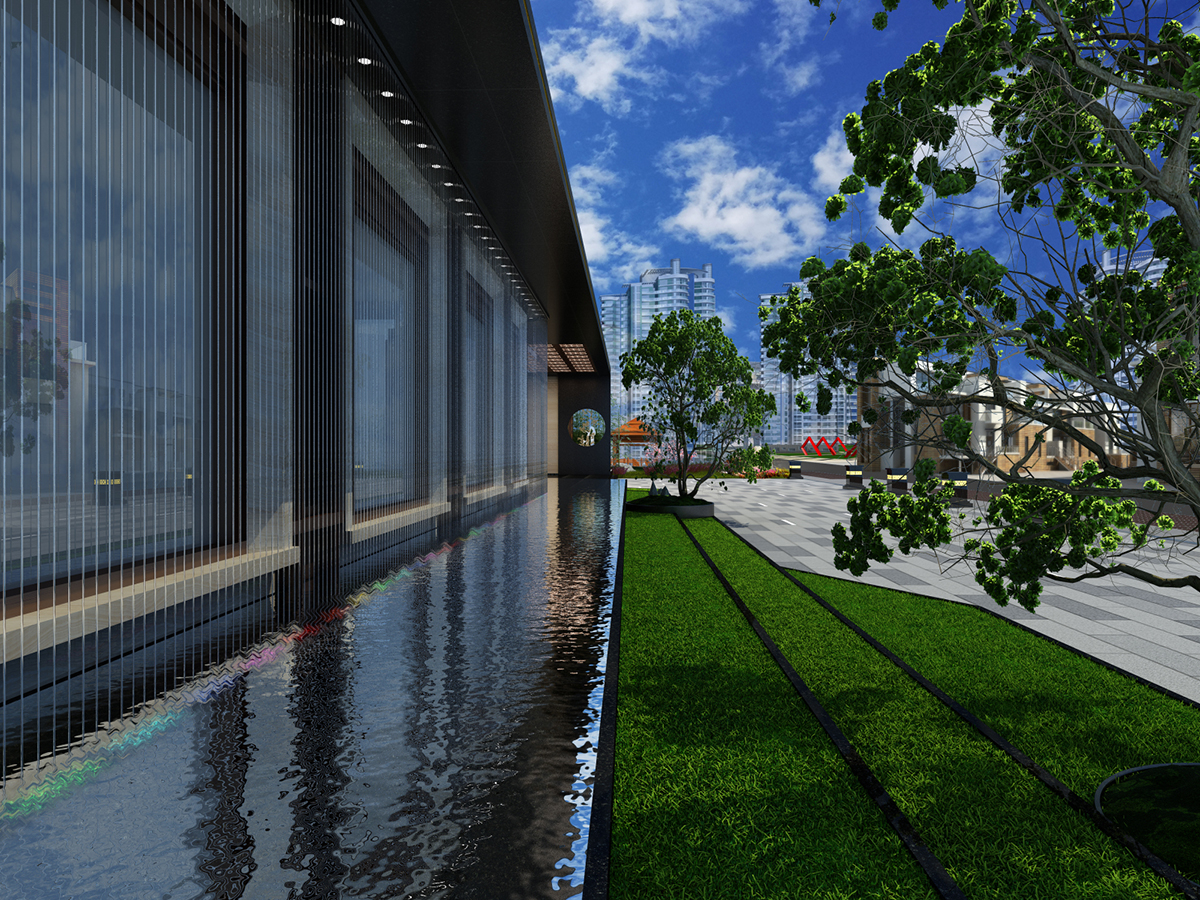 售樓部室外裝修效設(shè)計(jì)果圖 售樓部室外裝修效設(shè)計(jì)果圖