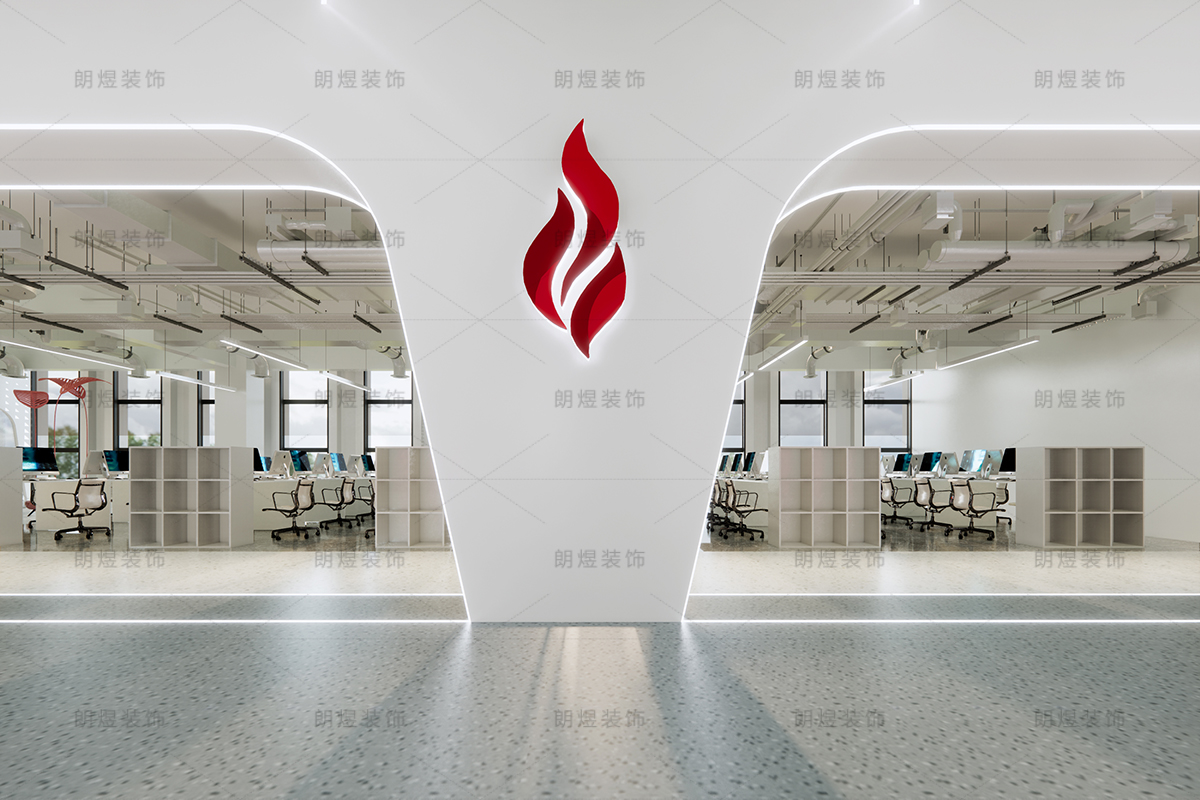 四川溉亞科技公司成都辦公室裝修設(shè)計(jì)效果圖