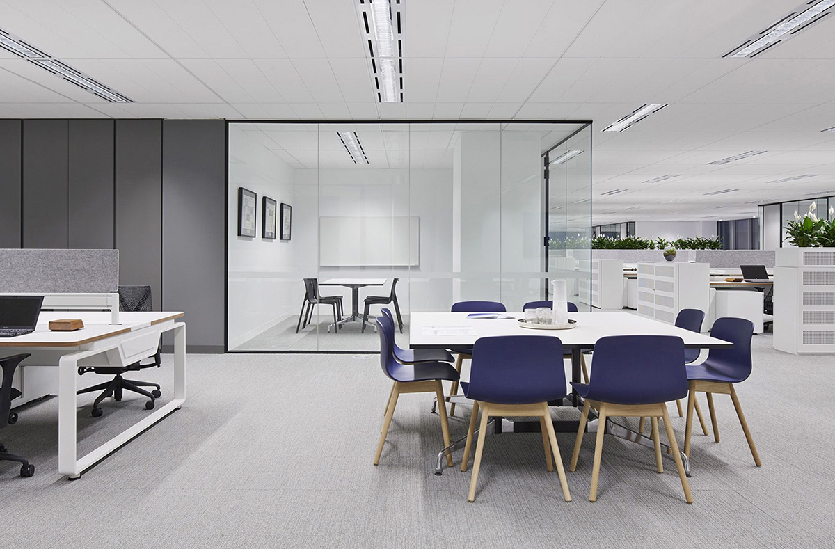 1000平寫字間辦公室裝修設計圖