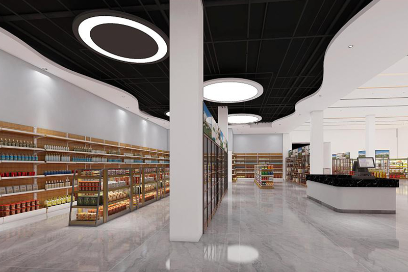 高速服務(wù)區(qū)便利超市裝修設(shè)計(jì)圖片