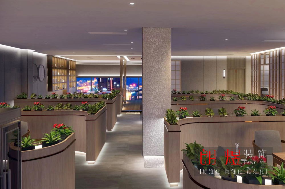 成都云上茶樓會所裝修效果圖-大廳