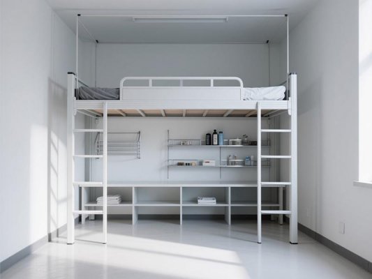 工廠寢室怎么裝修更實用？這 5 個設計技巧，讓 20㎡空間多出 1 間房！